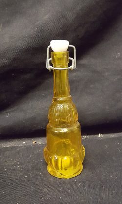 Small Yellow Pop Cork Bottle