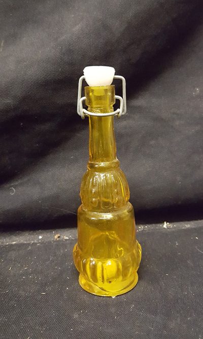 Small Yellow Pop Cork Bottle