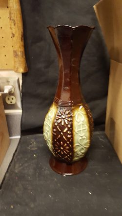 Brown / Yellow Vase