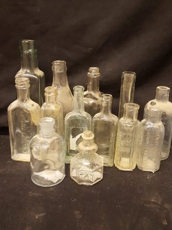 Misc. Clear glass bottles/Vials