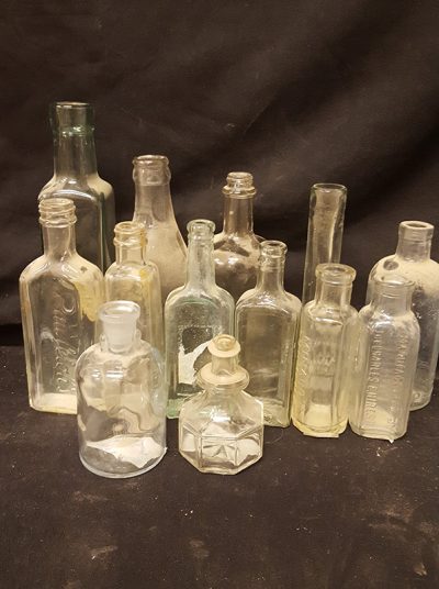 Misc. Clear glass bottles/Vials