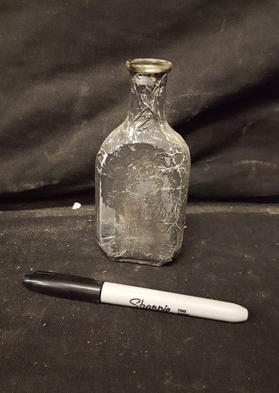 Black and Silver Bottle