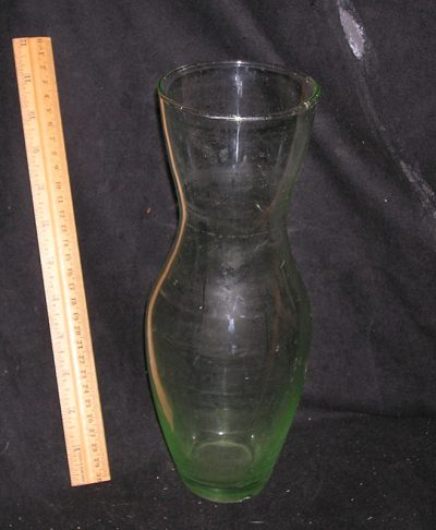 Large glass vase