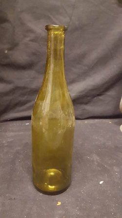 Unmarked Wine bottle