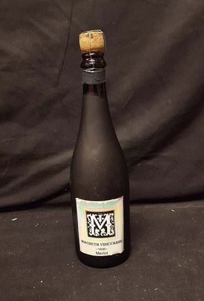 Macbeth Vineyards Merlot Bottle