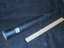 Torch, long, black w. partial top