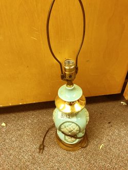 Blue W/ Gold accents Lamp