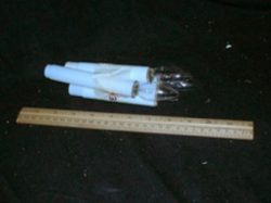 Electric candles, white