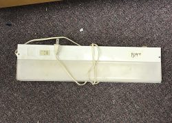 White florescent wall / ceiling light