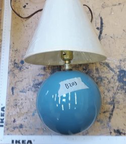 Blue lamp
