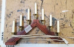 Wooden Candelabra