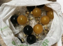 Assorted lightbulbs