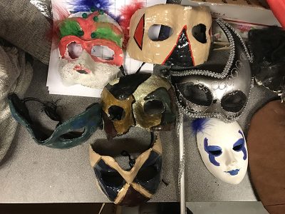 Assorted Student Made masks