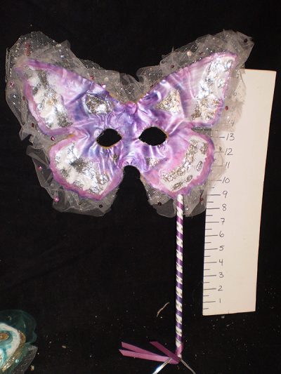 Butterfly masks large foam on stick