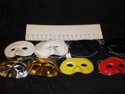 Half Masks (Assorted Colours)
