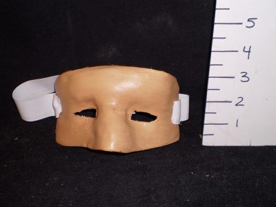 Flesh colored partial mask