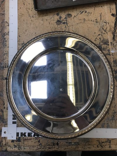 Silver tray