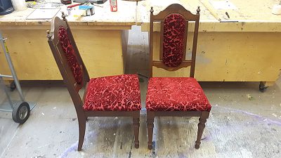 Royal Chairs with red padding