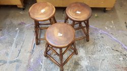 Wooden stools