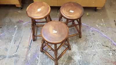 Wooden stools