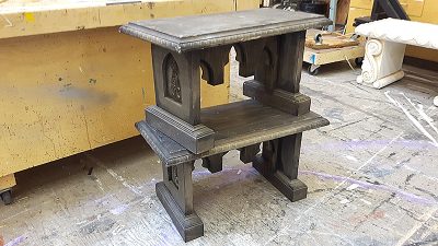 Fancy wood benches