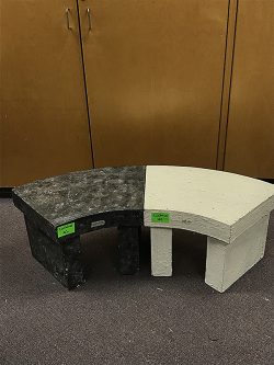 Bench, Curved, Small