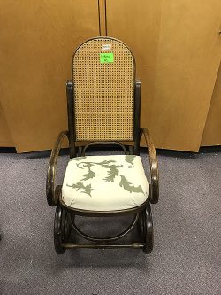 Wooden Rocking Chair, Ornate