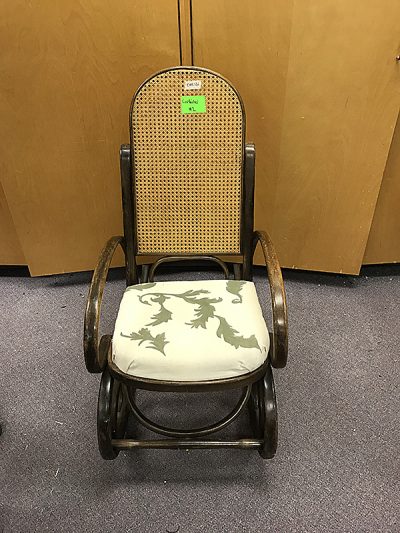 Wooden Rocking Chair, Ornate