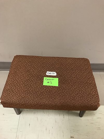 Footstool, Cushioned, Red