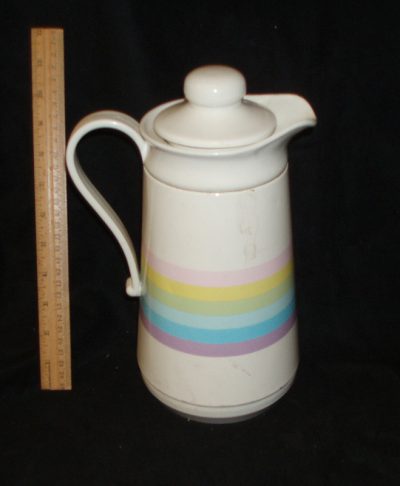 Thermos, coffee holder, pastel rainbow