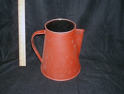 Enamel Coffee pot, red