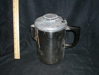 Coffee maker, French press, silver