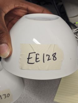 White ceramic bowl 1