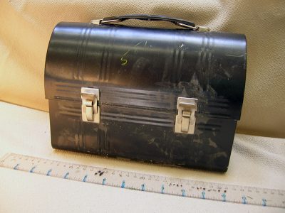 Lunch Box, metal, black