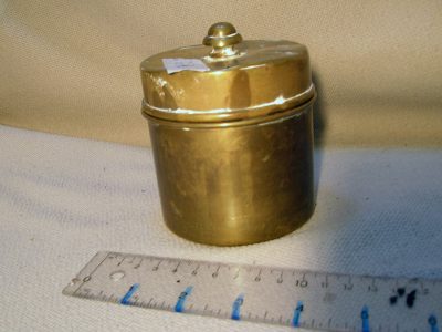 Gold tin with altoids tin inside
