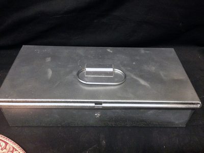 Large Metal Silver Box