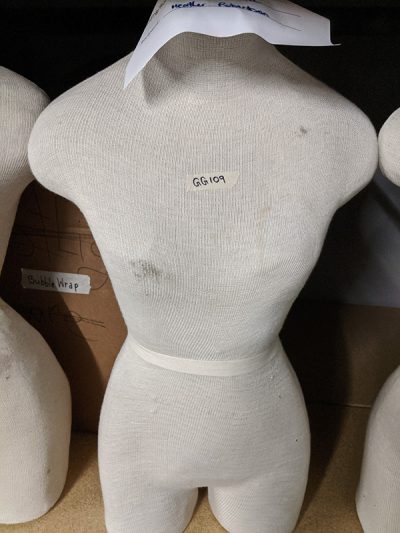 White mannequin women shape 2