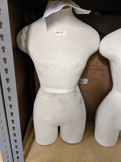 White mannequin woman shape 3