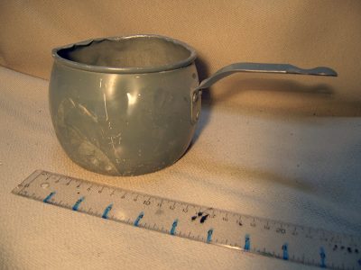 Pot, small, aluminum, round handles