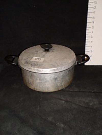 Big Silver Pot w/ Lid