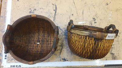 Small wicker bowl (1/3 set)