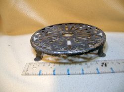 Trivet, metal, black