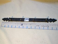 Towel hook rack , wrought iron, black