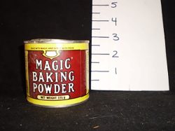 Magic baking soda tin