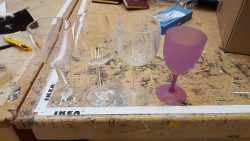 Misc. Plastic Wine glasses