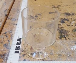 Plastic dessert cup