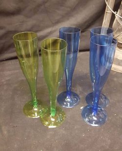 Plastic Champagne Flutes