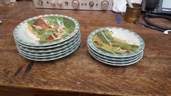 Colourful Plates of Farm Land