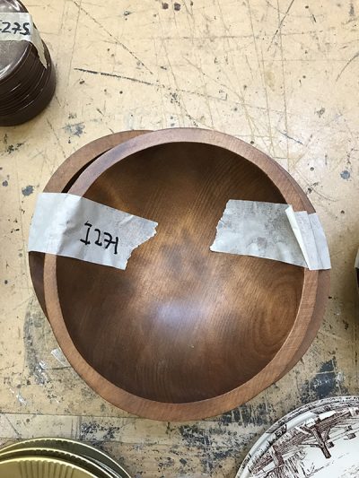 Wood bowls (oval)