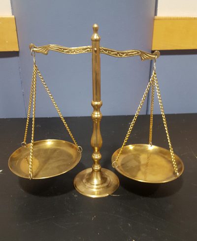 Brass scales